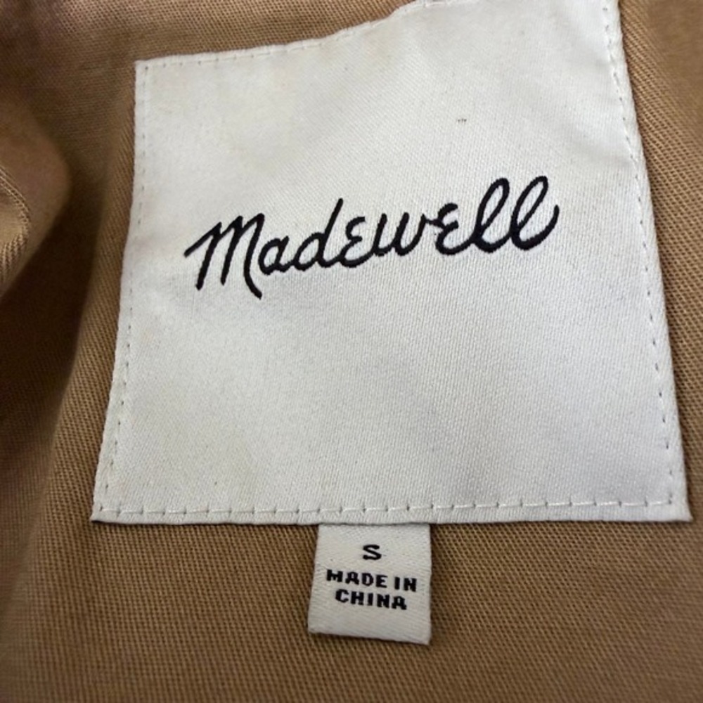 Madewell Sherpa Portland Boxy Crop Jacket Womens Size S - Picture 5 of 9